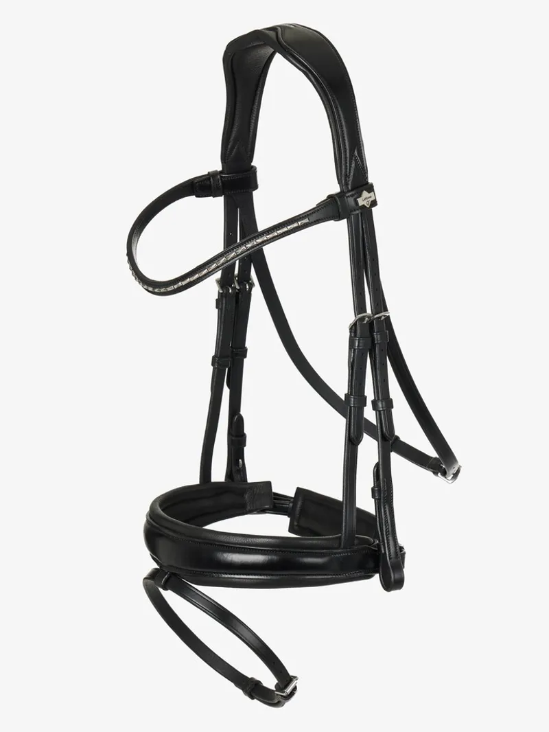 LeMieux Classic Dressage Bridle - Black-1